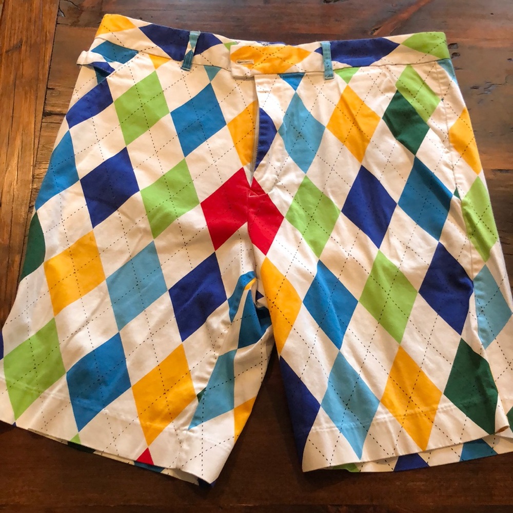 Royal and Awesome men’s golf shorts